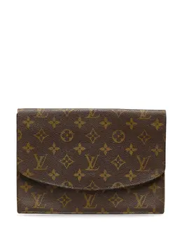 Louis Vuitton Pre-Owned: Коричневый клатч