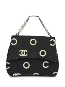 CHANEL Pre-Owned: Чёрная сумка 