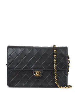 CHANEL Pre-Owned: Чёрная сумка 