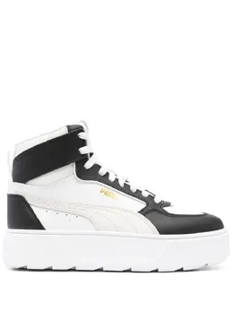 PUMA: Чёрные кроссовки 