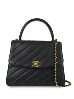 CHANEL Pre-Owned: Чёрная сумка