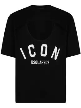 Dsquared2: Футболка  Icon с принтом