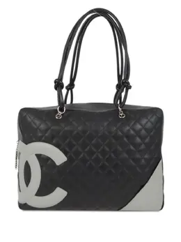 CHANEL Pre-Owned: Чёрная сумка 