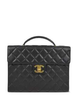 CHANEL Pre-Owned: Чёрная сумка 