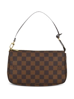 Louis Vuitton Pre-Owned: Коричневый клатч 