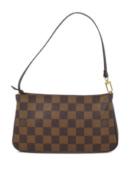 Louis Vuitton Pre-Owned: Коричневый клатч 