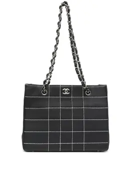 CHANEL Pre-Owned: Чёрная сумка 