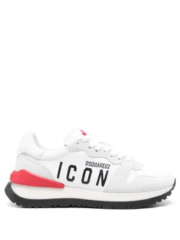Dsquared2: Белые кроссовки  Icon