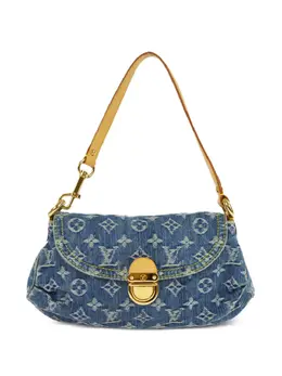 Louis Vuitton Pre-Owned: Голубая сумка