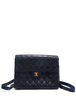 CHANEL Pre-Owned: Чёрный рюкзак 