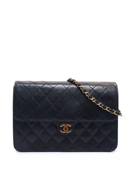 CHANEL Pre-Owned: Чёрная сумка 