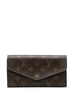 Louis Vuitton Pre-Owned: Коричневый кошелёк