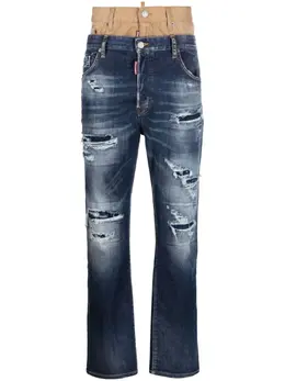 Dsquared2: Голубые джинсы 