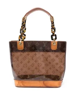Louis Vuitton Pre-Owned: Коричневая сумка-шоппер 
