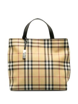 Burberry Pre-Owned: Бежевая сумка