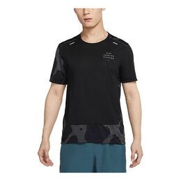 Nike: Чёрная футболка  Dri FIT