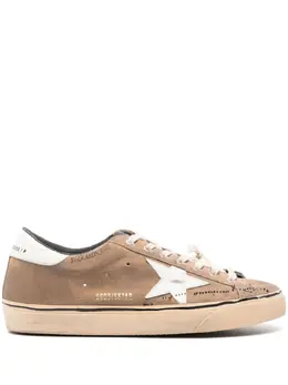 Golden Goose: Коричневые кроссовки  Super Star