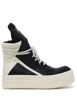 Rick Owens: Чёрные кроссовки  Geobasket