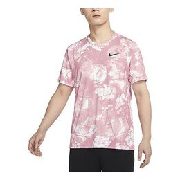 Nike: Розовая футболка  Dri FIT