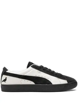 PUMA: Белые кроссовки  Suede