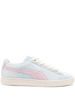 PUMA: Голубые кроссовки  Suede