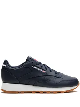 Reebok: Синие кроссовки  Classic Leather