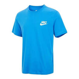Nike: Голубая футболка 
