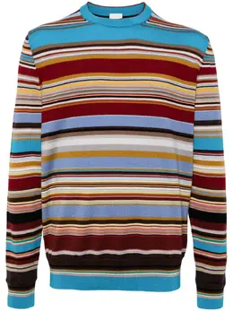 Paul Smith: Свитер  Signature Stripe в полоску