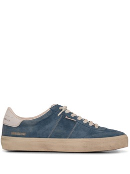 Golden Goose: Голубые кроссовки 