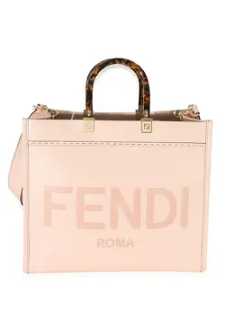 Fendi Pre-Owned: Розовая сумка-шоппер