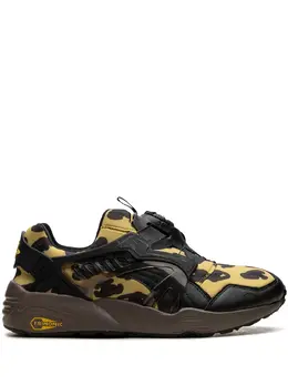 PUMA: Чёрные кроссовки  Disc Blaze