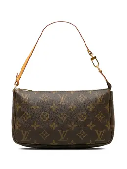 Louis Vuitton Pre-Owned: Коричневый клатч