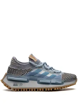 adidas: Голубые кроссовки  NMD