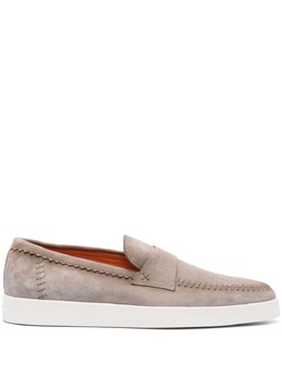 Santoni: Светлые туфли 