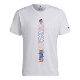 Adidas: Белая футболка 