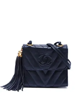 CHANEL Pre-Owned: Чёрная сумка 