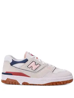 New Balance: Белые кроссовки  550