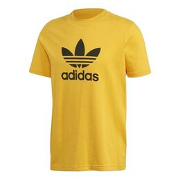 Adidas: Жёлтая футболка  Originals Trefoil