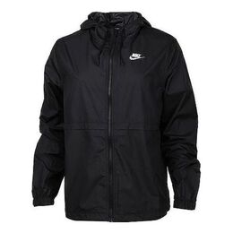 Nike: Чёрная куртка  Sportswear Essential