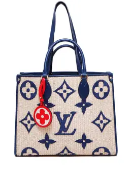 Louis Vuitton Pre-Owned: Бежевая сумка-шоппер