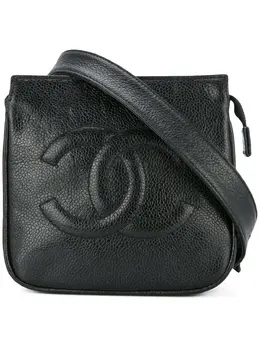 CHANEL Pre-Owned: Чёрная сумка 