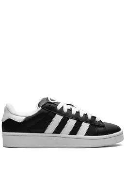 adidas: Чёрные кроссовки  Campus