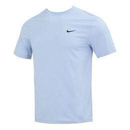 Nike: Голубая футболка  Dri FIT