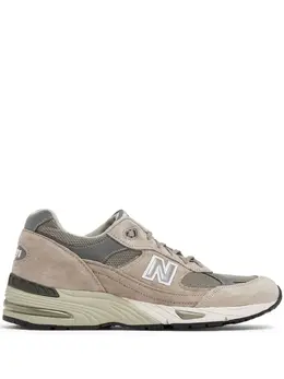 New Balance: Бежевые кроссовки 