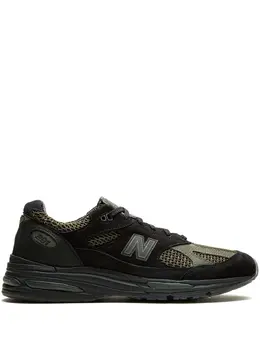 New Balance: Чёрные кроссовки 