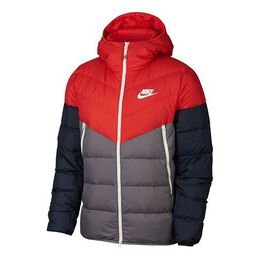 Nike: Чёрный пуховик  Sportswear