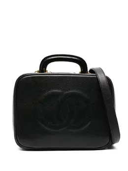 CHANEL Pre-Owned: Чёрная сумка 