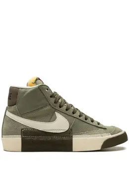 Nike: Зелёные кроссовки  Blazer Mid 77