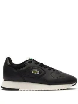 Lacoste: Чёрные кроссовки 