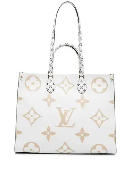 Louis Vuitton Pre-Owned: Белая сумка-шоппер